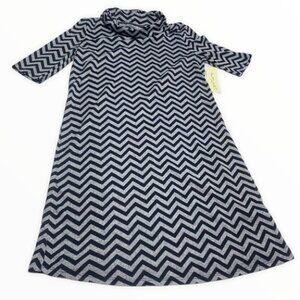 • NWT Tacera Chevron Zigzag Knit Dress M19